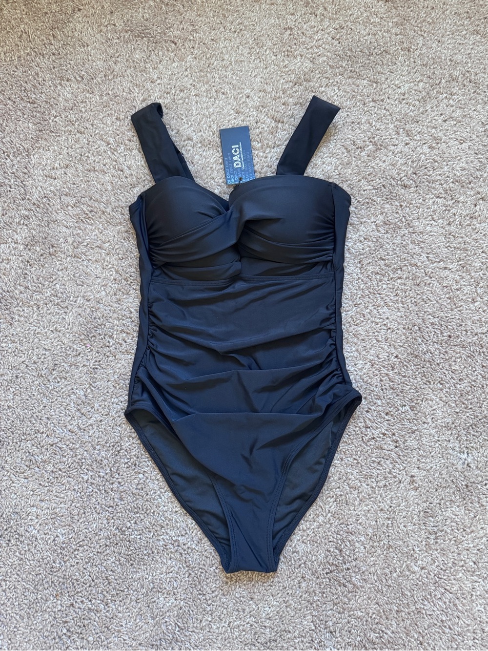 Black Womens One-Piece Swimsuit